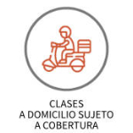 Clases a domicilio sujeto a cobertura